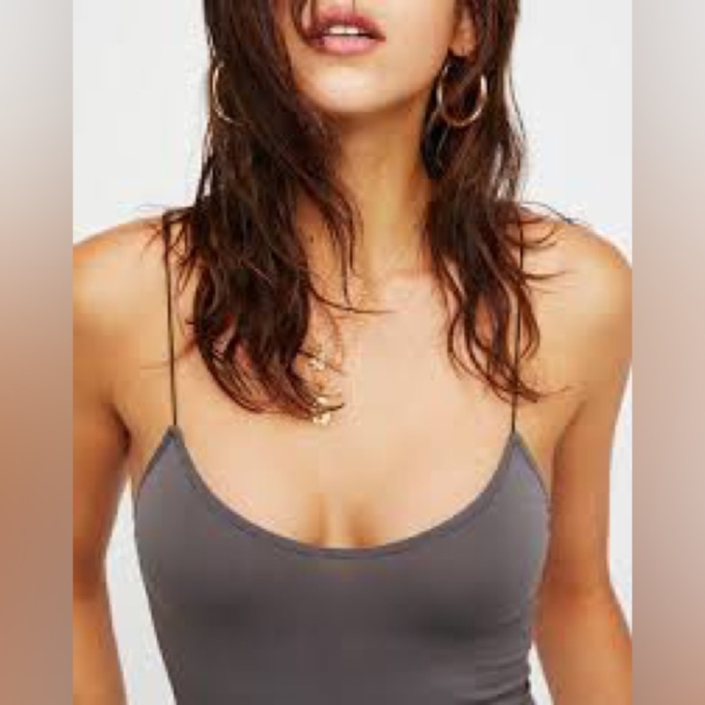 Free People Women's Skinny Strap Seamless Brami grey XS/S